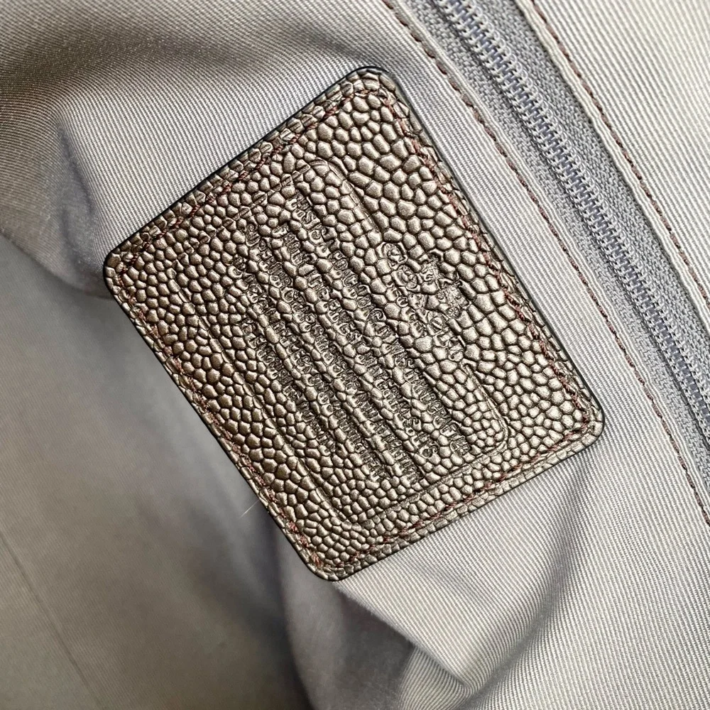 Coach ✨ Mickie Caviar Grain Leather Satchel